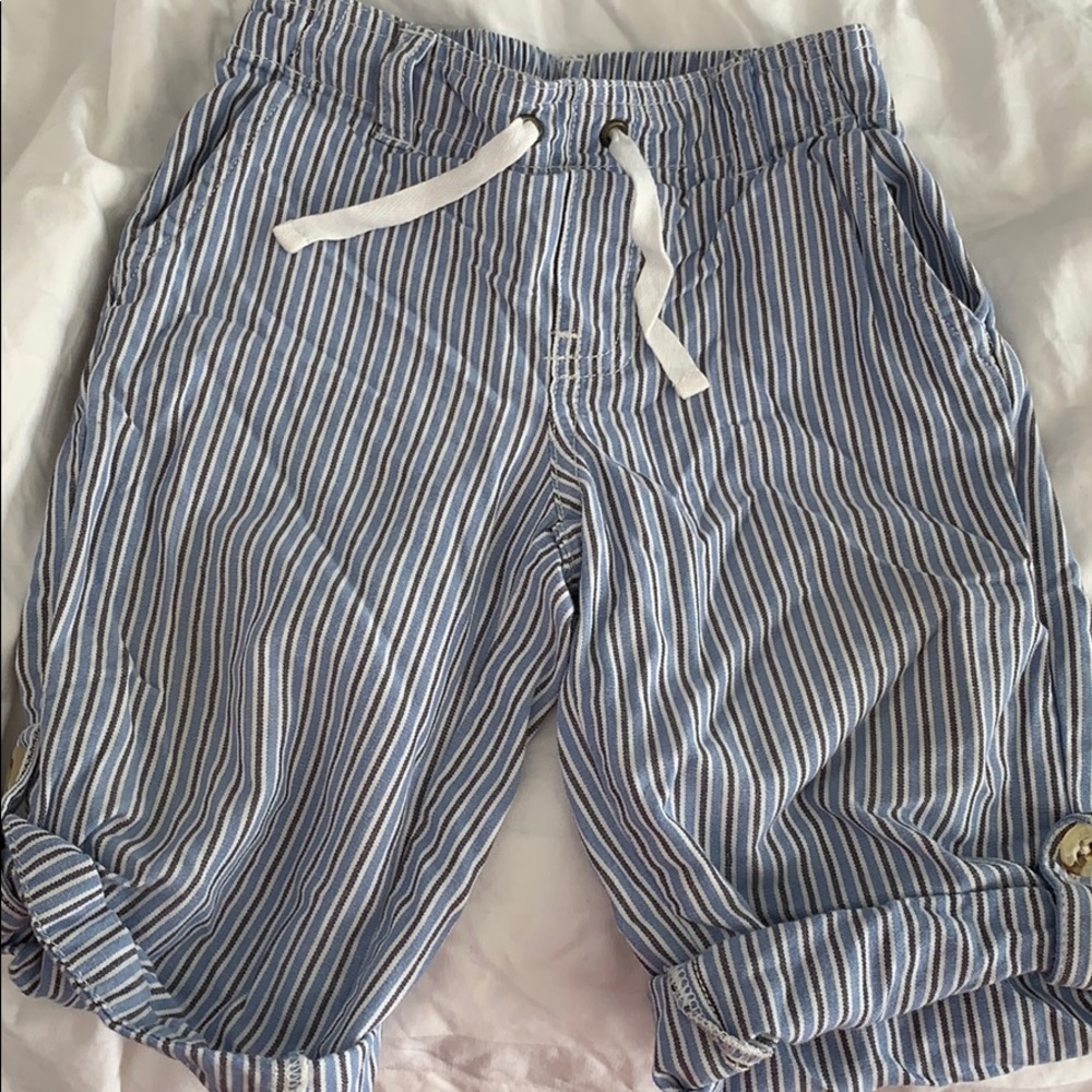 Janie and Jack drawstring roll-up pants